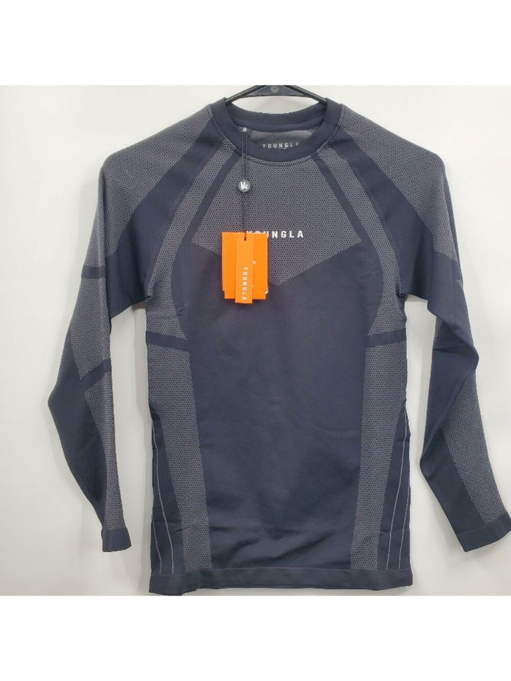 YoungLA Apex Compression Longsleeve Shirt Top Men Size Small NWT Performance